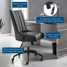 Load image into Gallery viewer, Baldwin Tufted Vegan Leather Office Chair