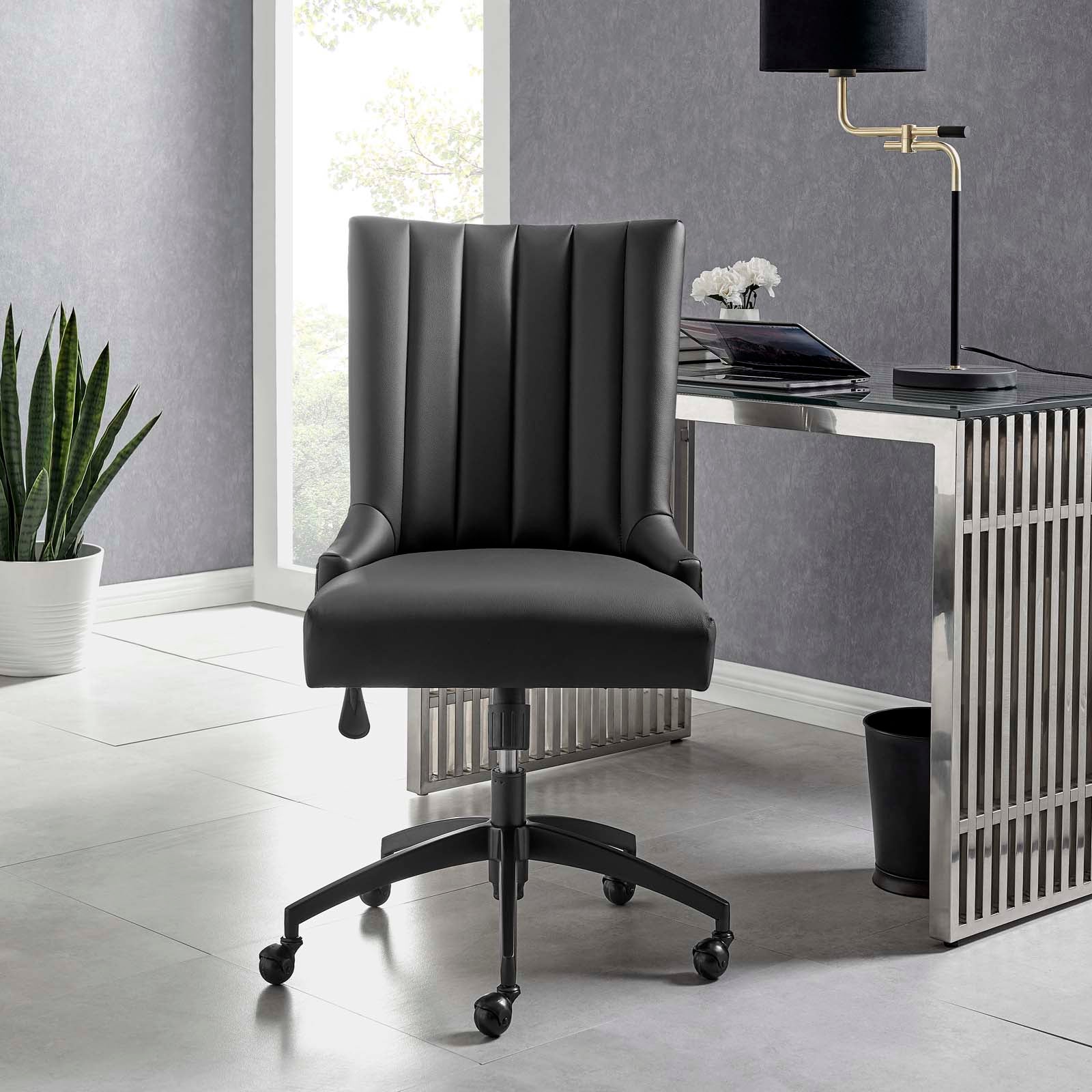 Baldwin Tufted Vegan Leather Office Chair