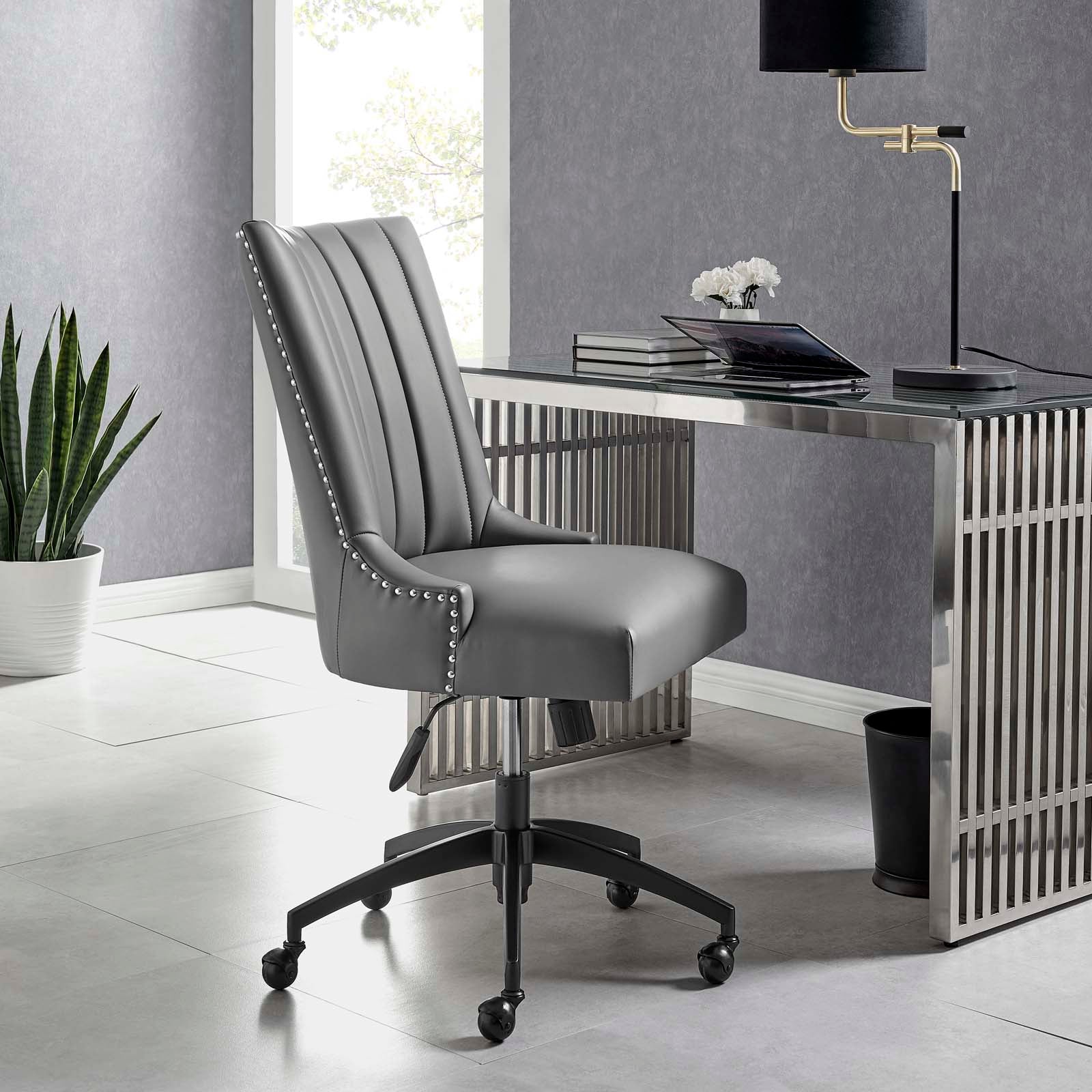 Baldwin Tufted Vegan Leather Office Chair