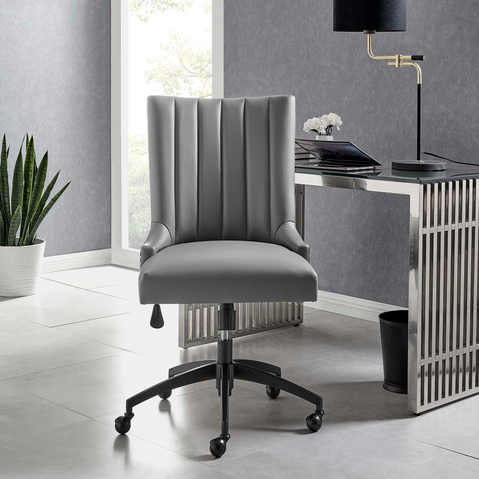 Baldwin Tufted Vegan Leather Office Chair