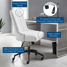 Load image into Gallery viewer, Baldwin Tufted Vegan Leather Office Chair