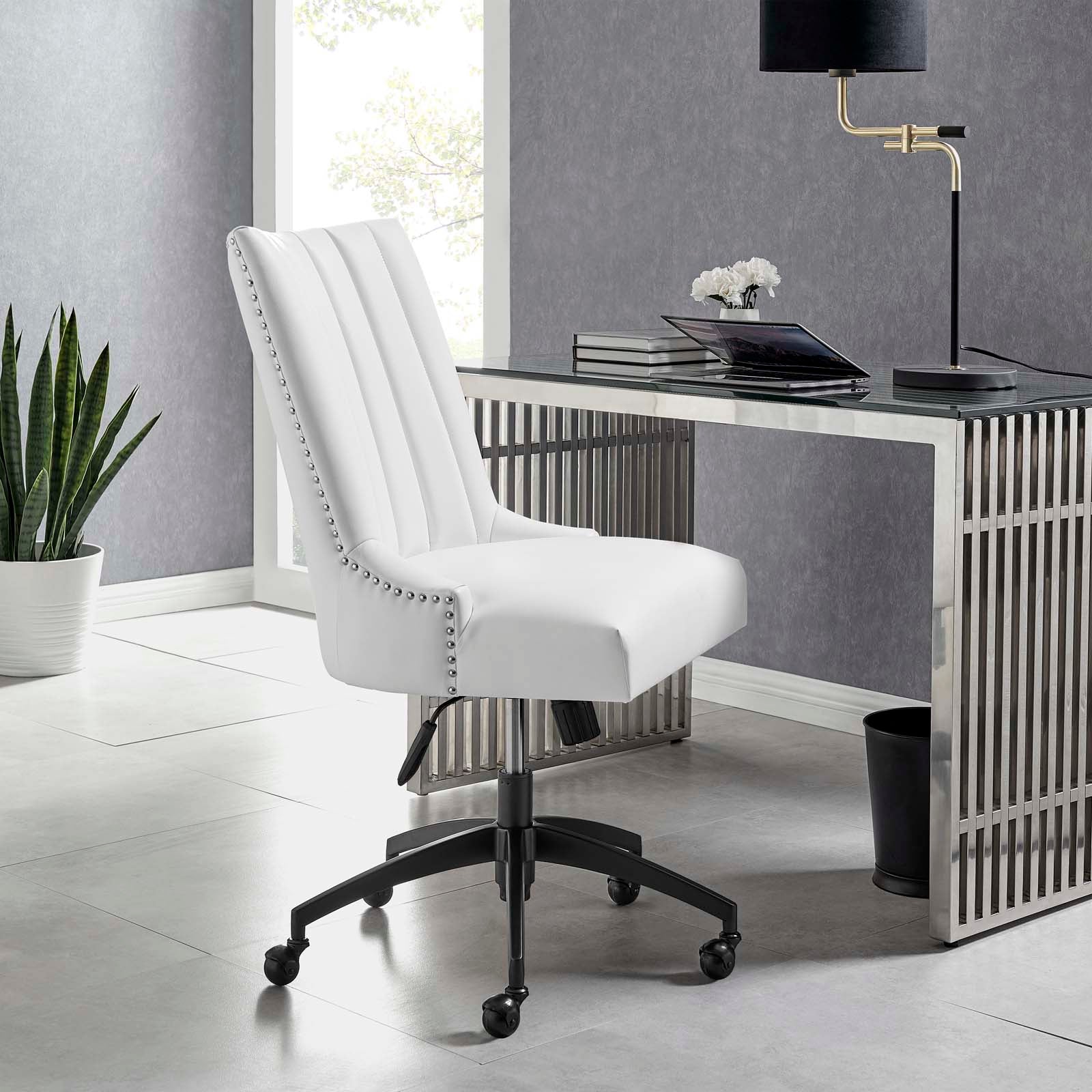 Baldwin Tufted Vegan Leather Office Chair