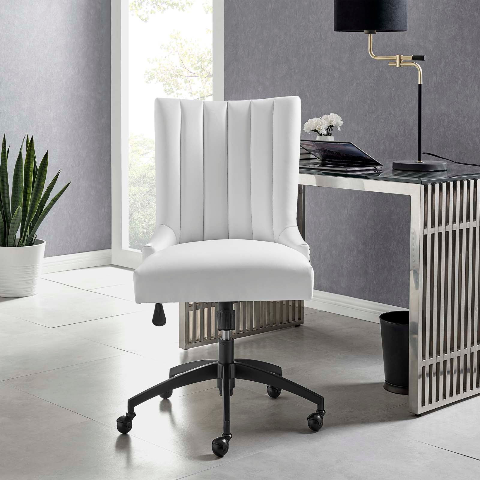 Baldwin Tufted Vegan Leather Office Chair