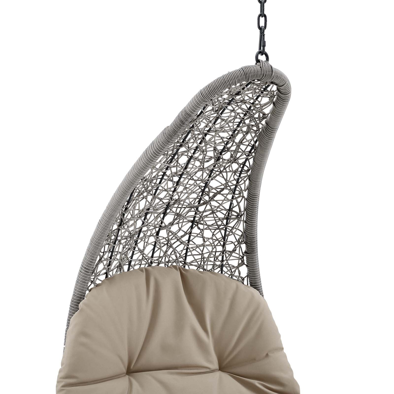 Panorama Outdoor Patio Hanging Chaise Lounge Swing Chair