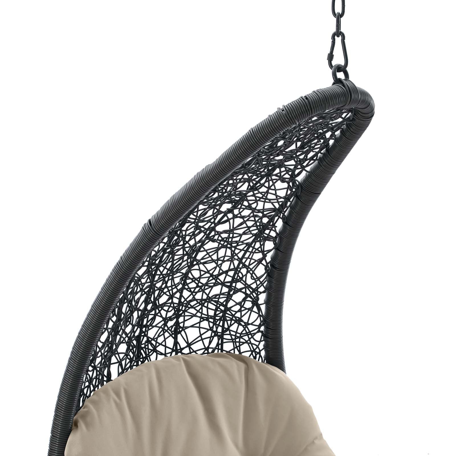Panorama Outdoor Patio Hanging Chaise Lounge Swing Chair