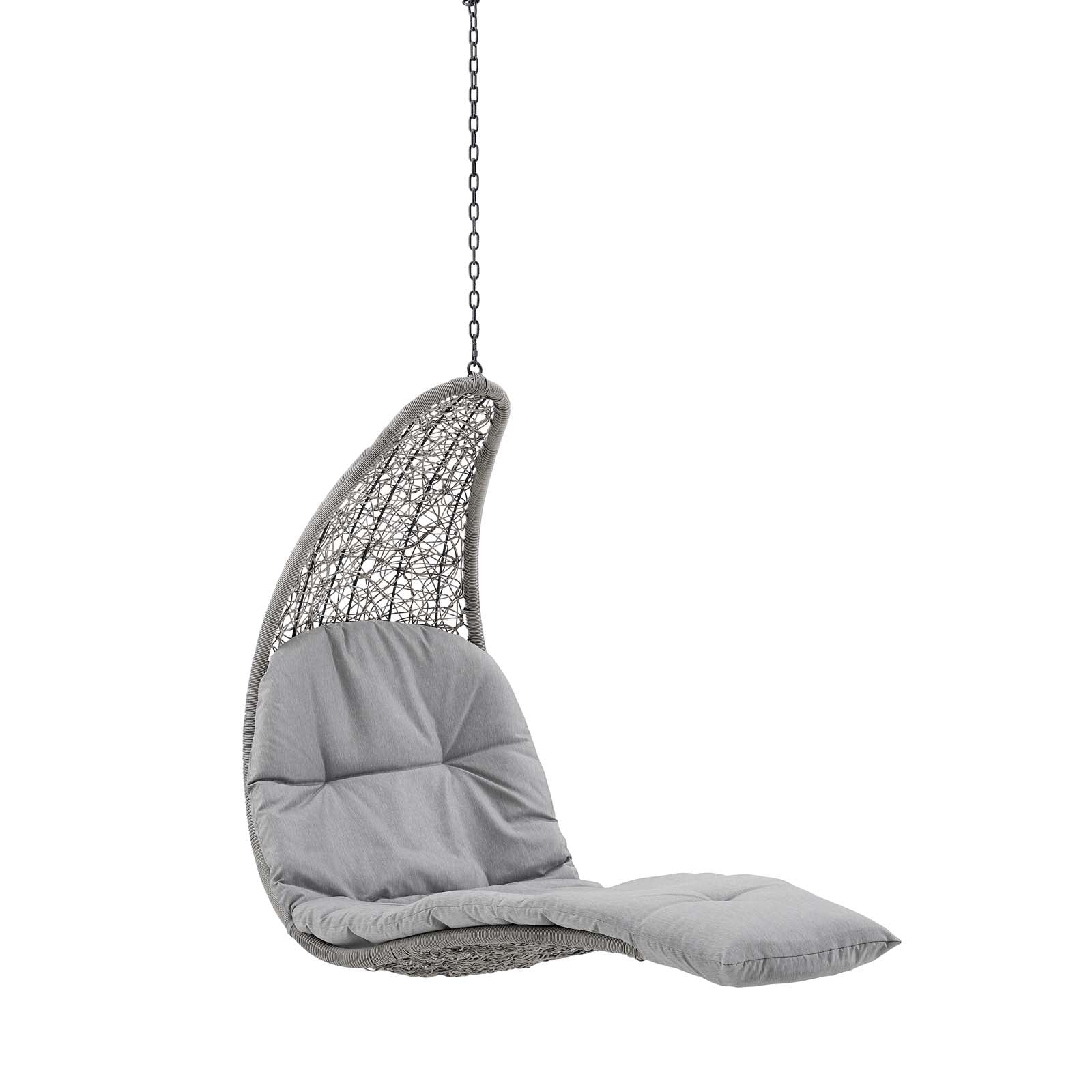 Panorama Outdoor Patio Hanging Chaise Lounge Swing Chair