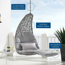 Load image into Gallery viewer, Panorama Outdoor Patio Hanging Chaise Lounge Swing Chair