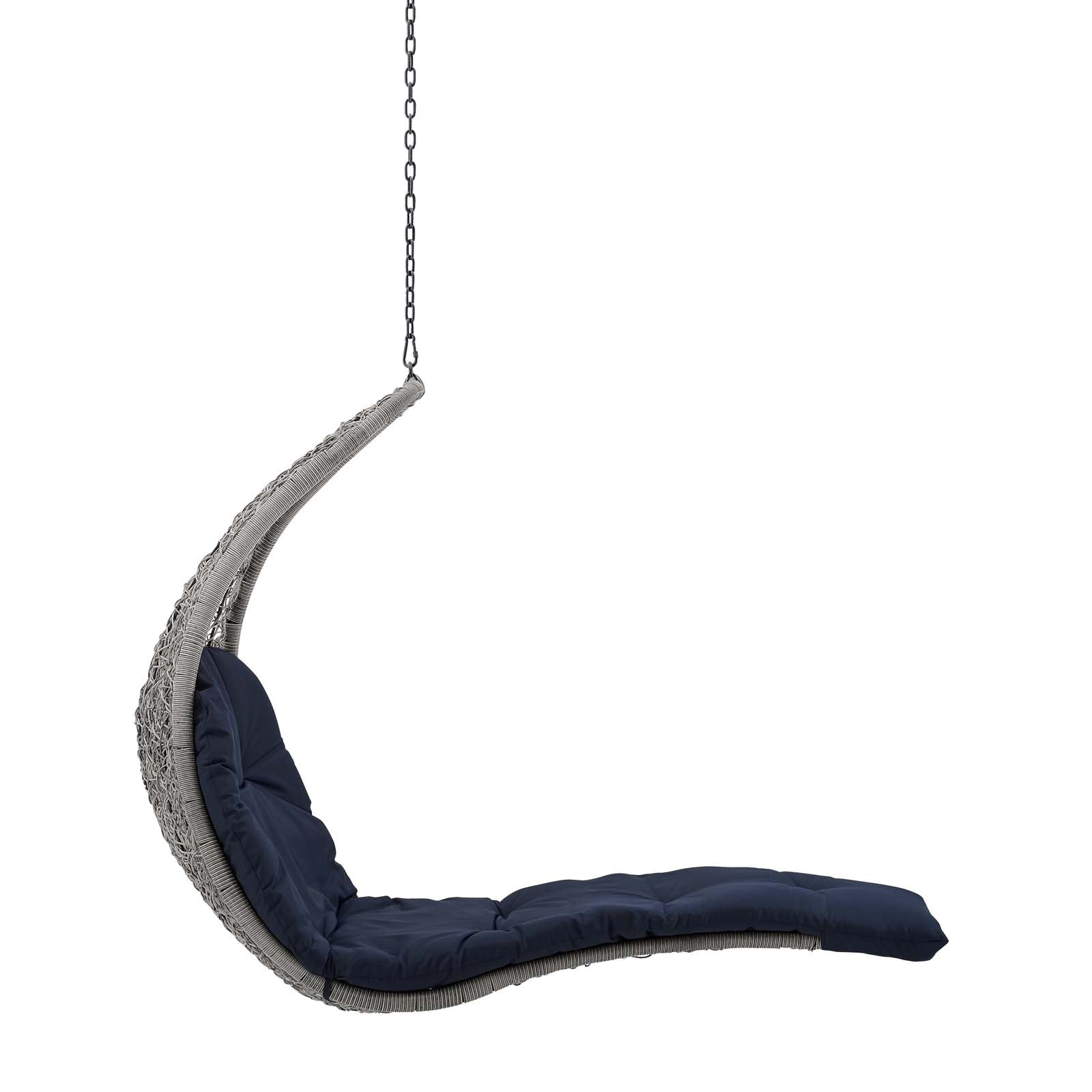 Panorama Outdoor Patio Hanging Chaise Lounge Swing Chair