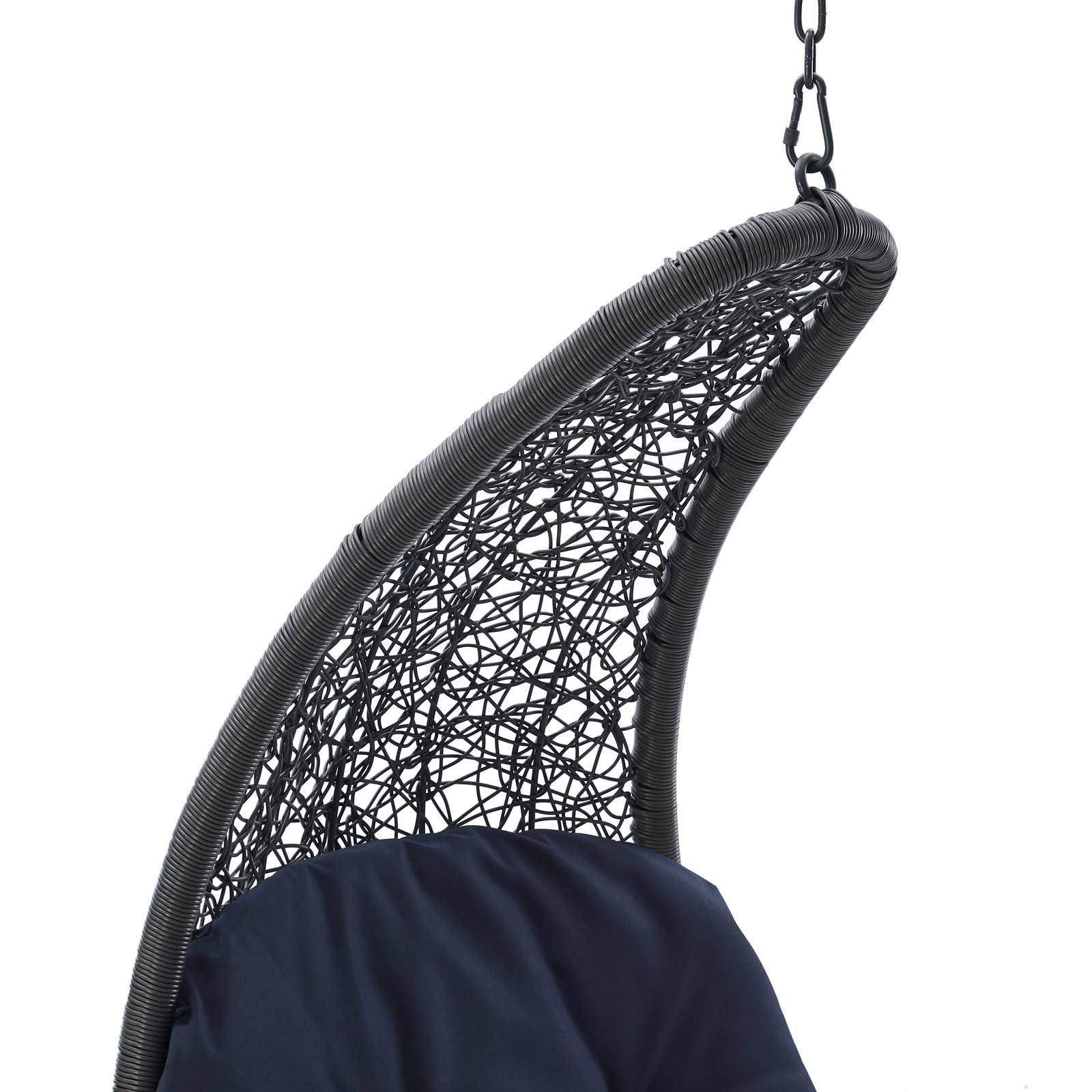 Panorama Outdoor Patio Hanging Chaise Lounge Swing Chair