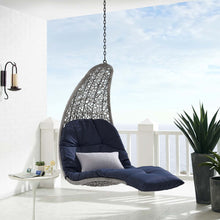 Load image into Gallery viewer, Panorama Outdoor Patio Hanging Chaise Lounge Swing Chair