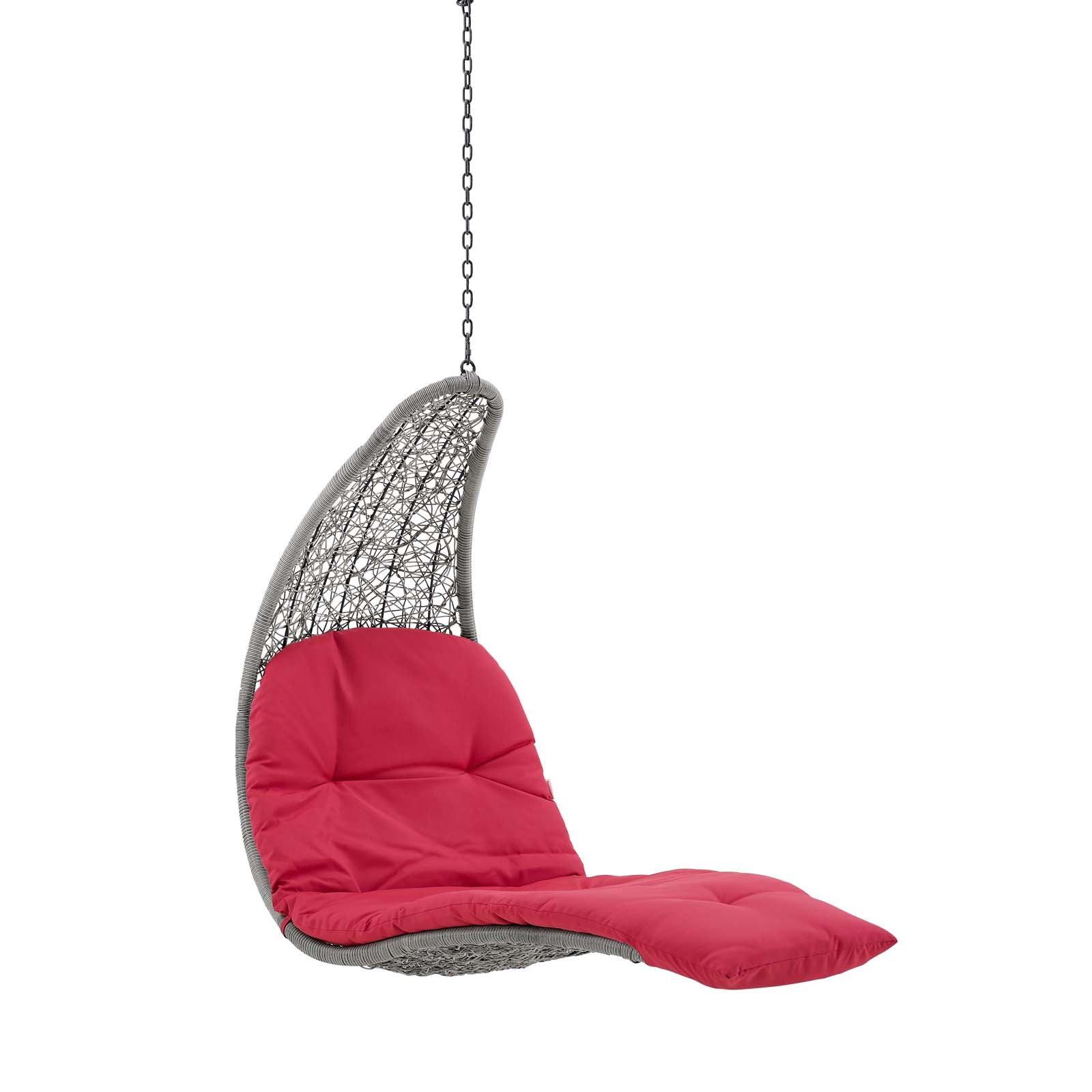 Panorama Outdoor Patio Hanging Chaise Lounge Swing Chair