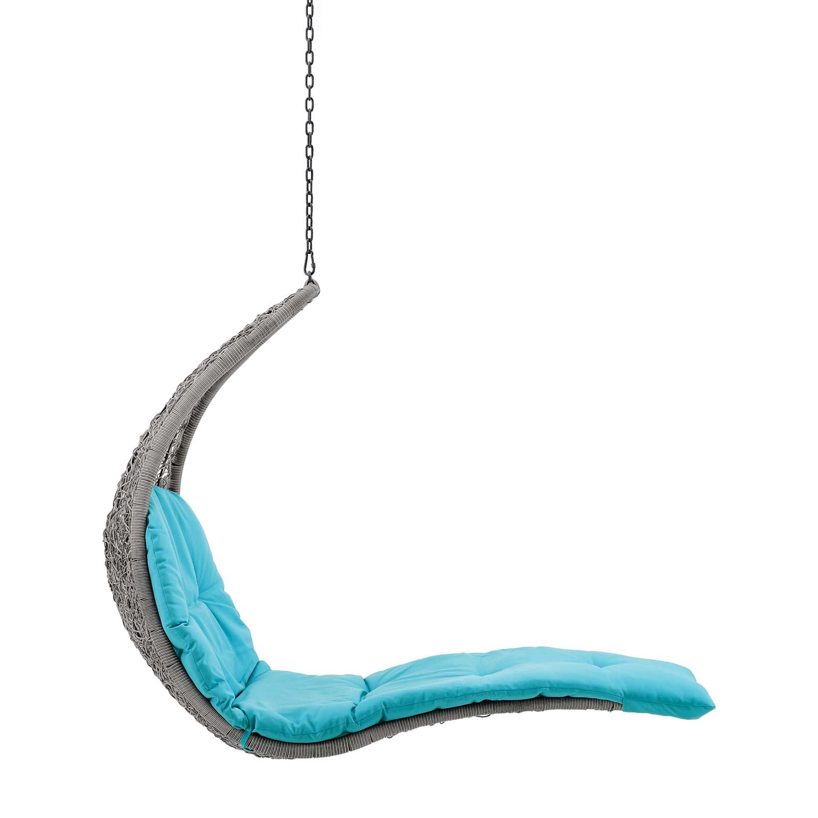 Panorama Outdoor Patio Hanging Chaise Lounge Swing Chair