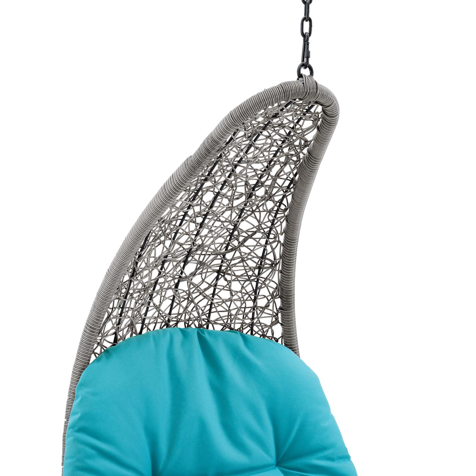 Panorama Outdoor Patio Hanging Chaise Lounge Swing Chair