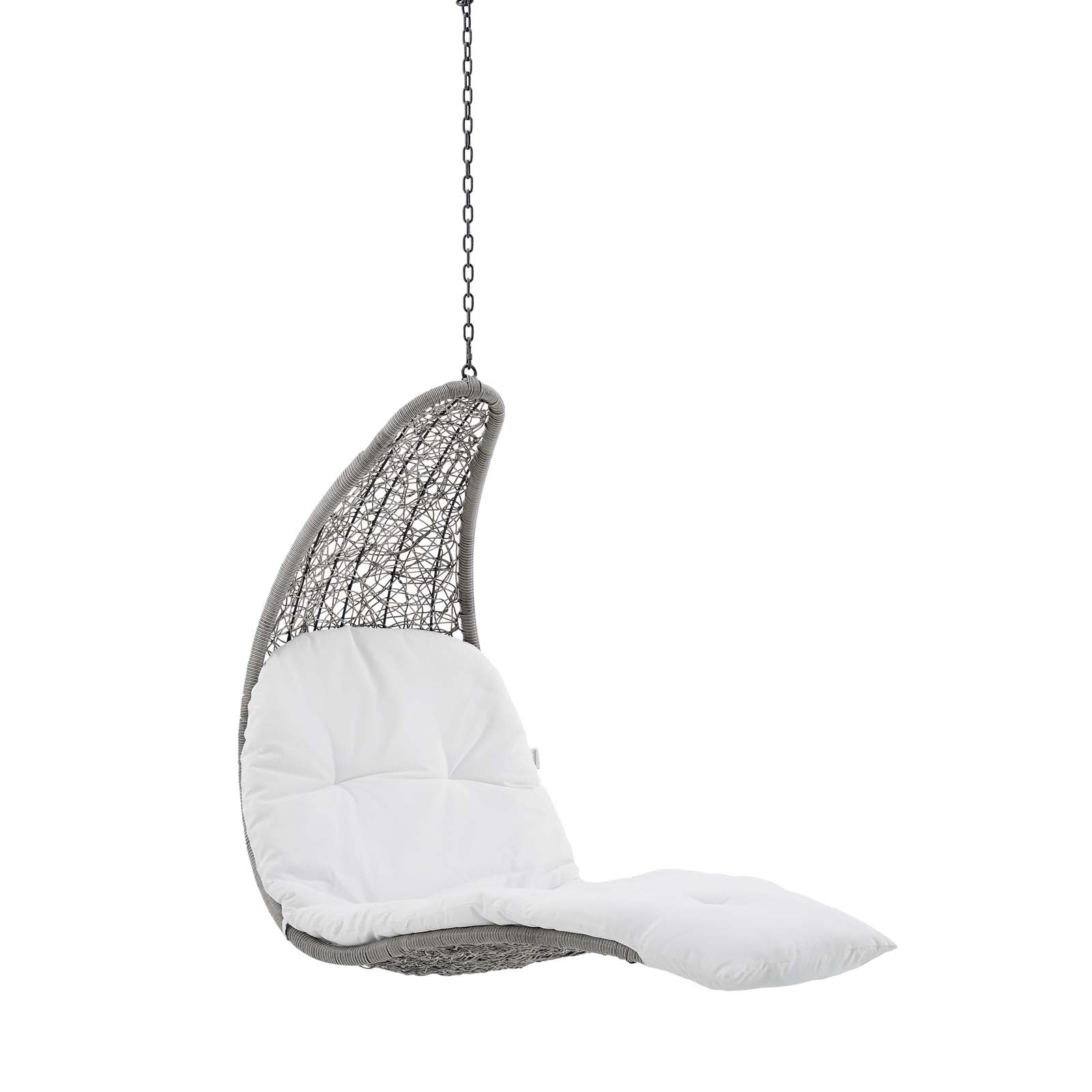 Panorama Outdoor Patio Hanging Chaise Lounge Swing Chair