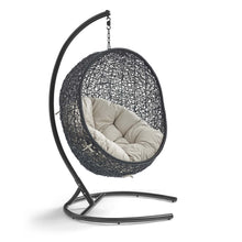 Load image into Gallery viewer, Swing Outdoor Patio Lounge Chair With Stand