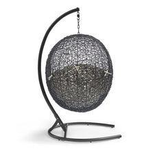 Load image into Gallery viewer, Swing Outdoor Patio Lounge Chair With Stand