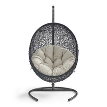 Load image into Gallery viewer, Swing Outdoor Patio Lounge Chair With Stand