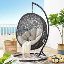 Load image into Gallery viewer, Swing Outdoor Patio Lounge Chair With Stand