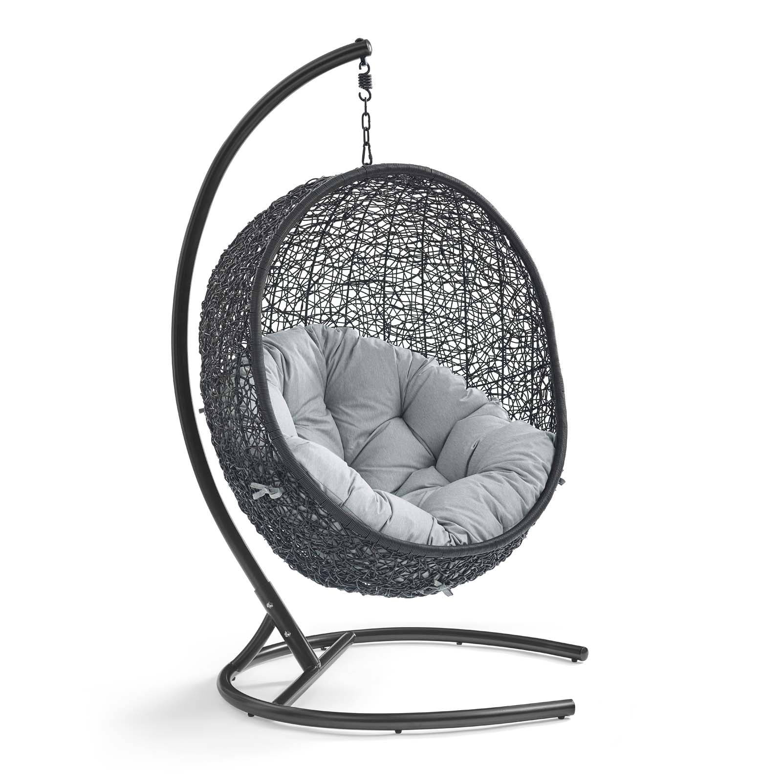 Swing Outdoor Patio Lounge Chair With Stand