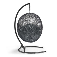 Load image into Gallery viewer, Swing Outdoor Patio Lounge Chair With Stand
