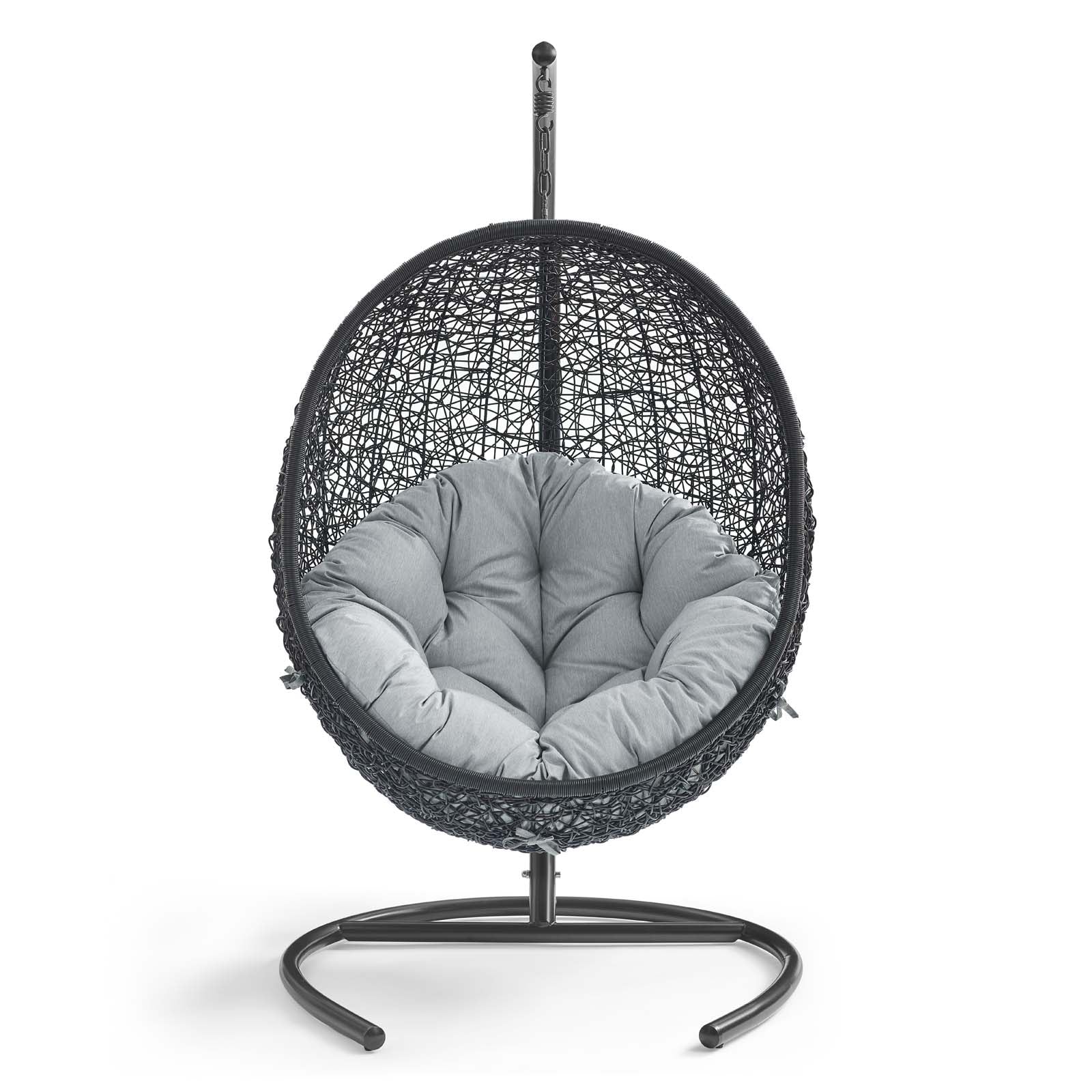 Swing Outdoor Patio Lounge Chair With Stand