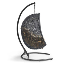 Load image into Gallery viewer, Swing Outdoor Patio Lounge Chair With Stand