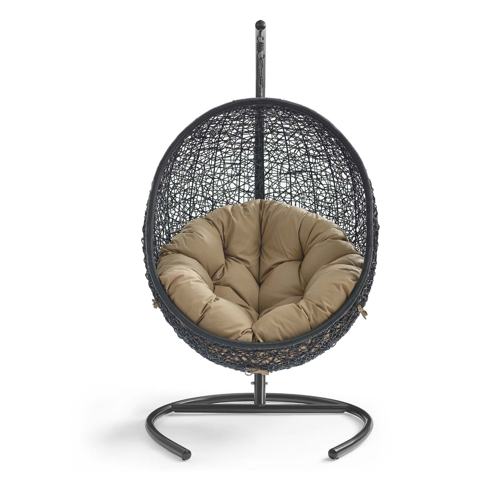 Swing Outdoor Patio Lounge Chair With Stand