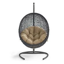 Load image into Gallery viewer, Swing Outdoor Patio Lounge Chair With Stand