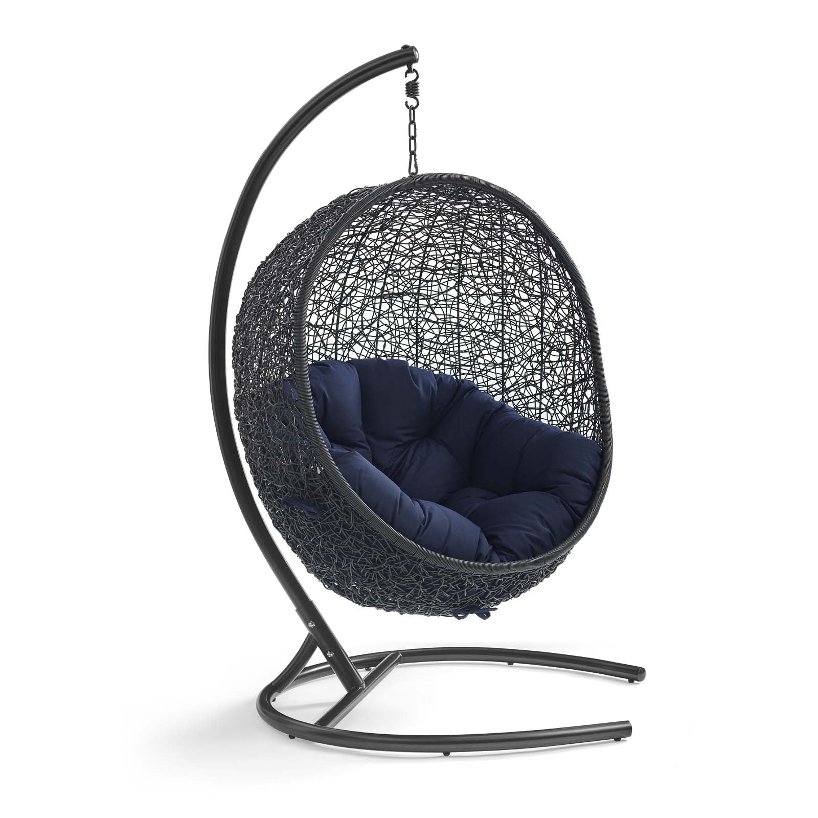 Swing Outdoor Patio Lounge Chair With Stand