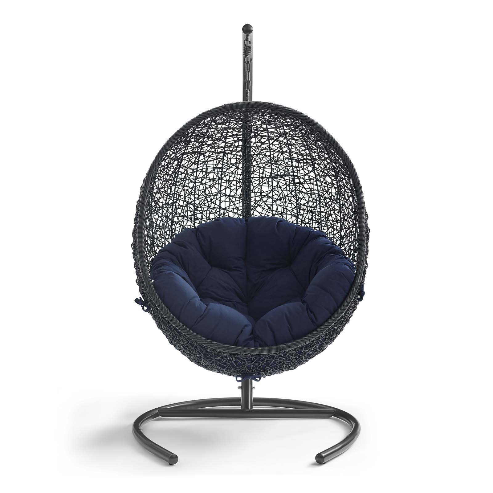 Swing Outdoor Patio Lounge Chair With Stand