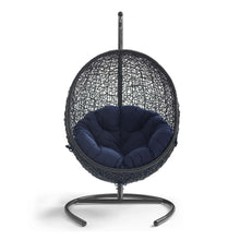 Load image into Gallery viewer, Swing Outdoor Patio Lounge Chair With Stand