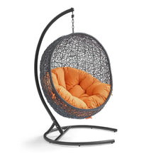 Load image into Gallery viewer, Swing Outdoor Patio Lounge Chair With Stand