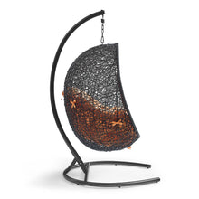 Load image into Gallery viewer, Swing Outdoor Patio Lounge Chair With Stand