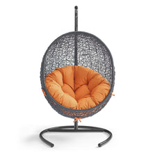Load image into Gallery viewer, Swing Outdoor Patio Lounge Chair With Stand