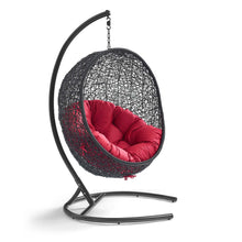 Load image into Gallery viewer, Swing Outdoor Patio Lounge Chair With Stand