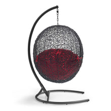 Load image into Gallery viewer, Swing Outdoor Patio Lounge Chair With Stand