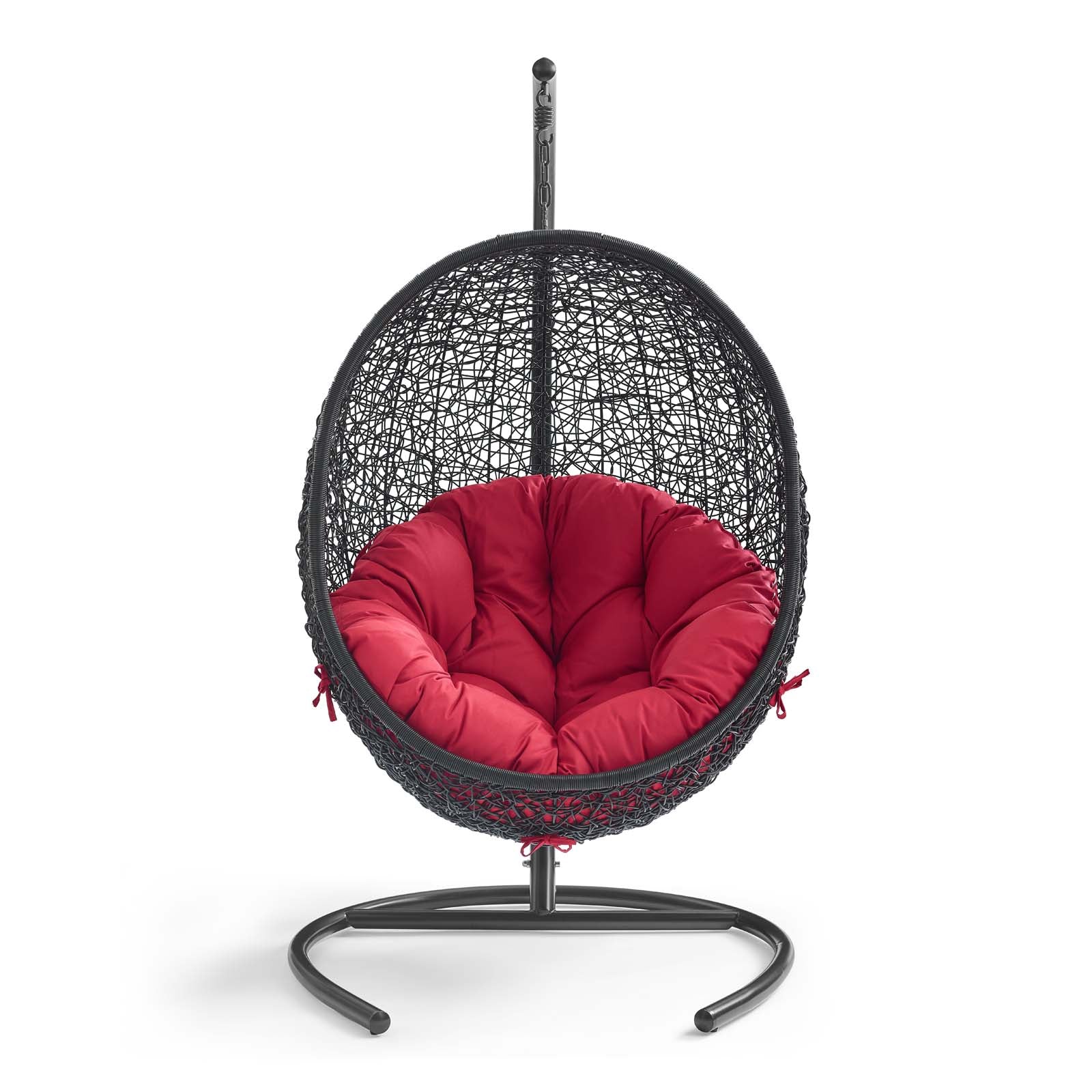 Swing Outdoor Patio Lounge Chair With Stand