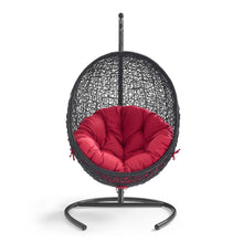 Load image into Gallery viewer, Swing Outdoor Patio Lounge Chair With Stand