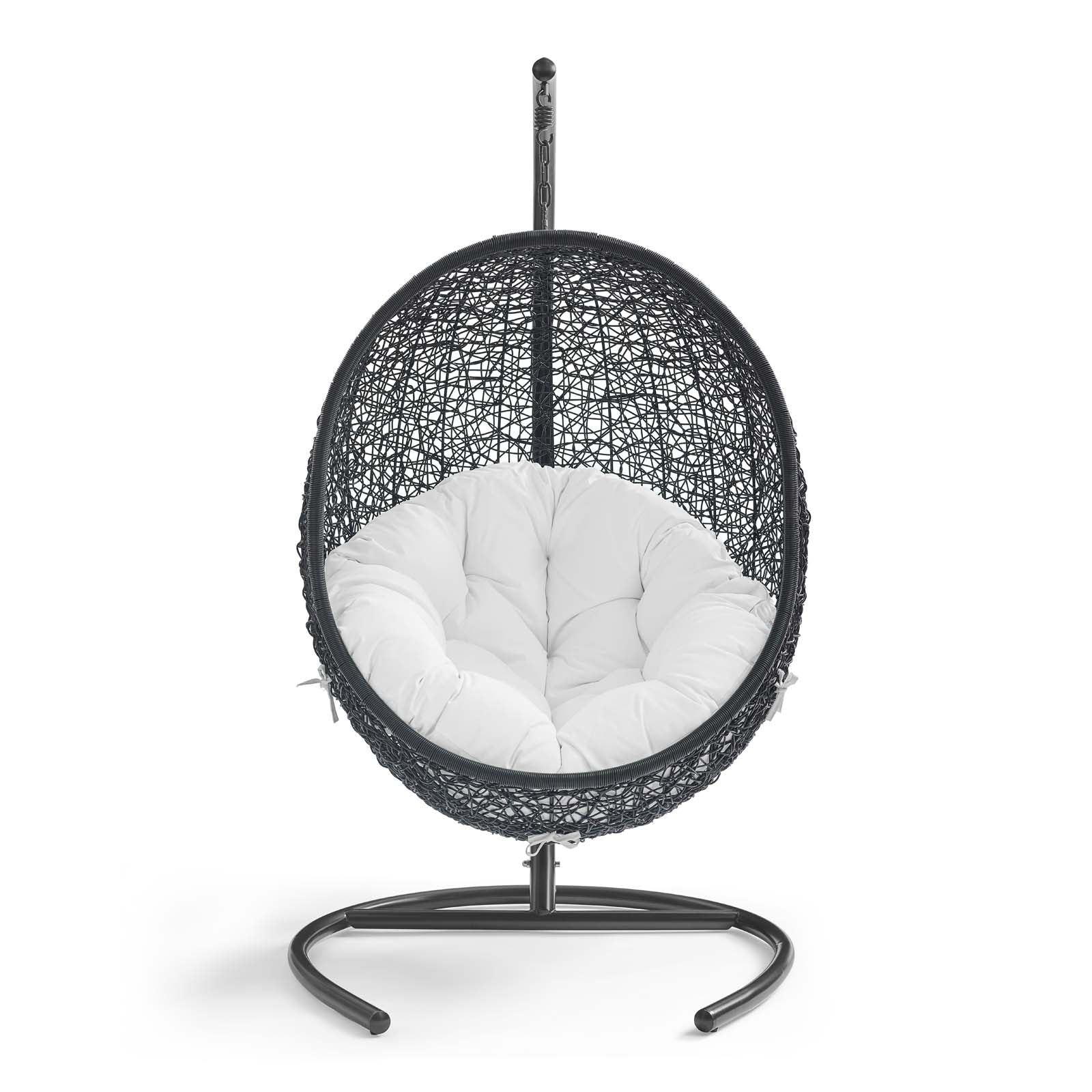 Swing Outdoor Patio Lounge Chair With Stand