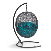 Load image into Gallery viewer, Swing Outdoor Patio Lounge Chair With Stand