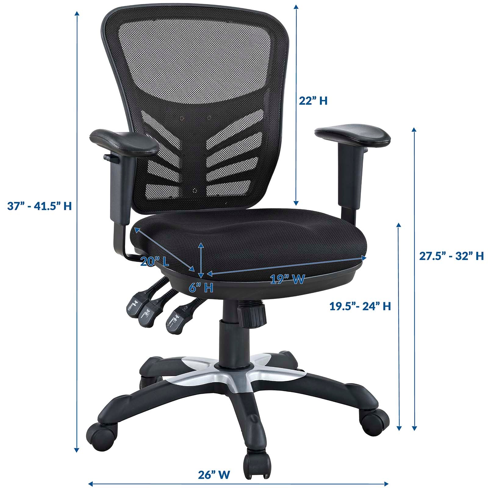 Lorell Adjustable Mesh Office Chair
