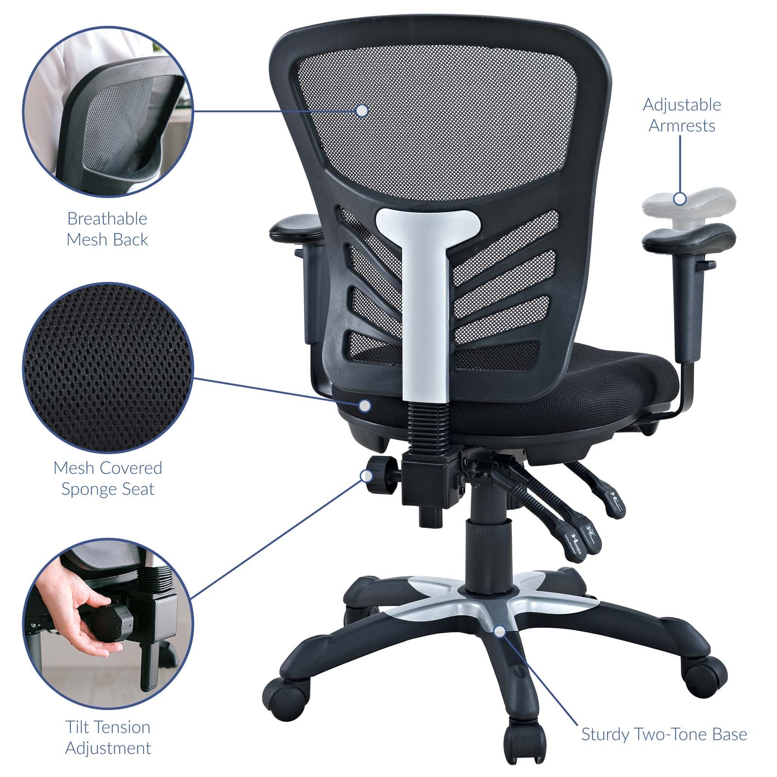 Lorell Adjustable Mesh Office Chair