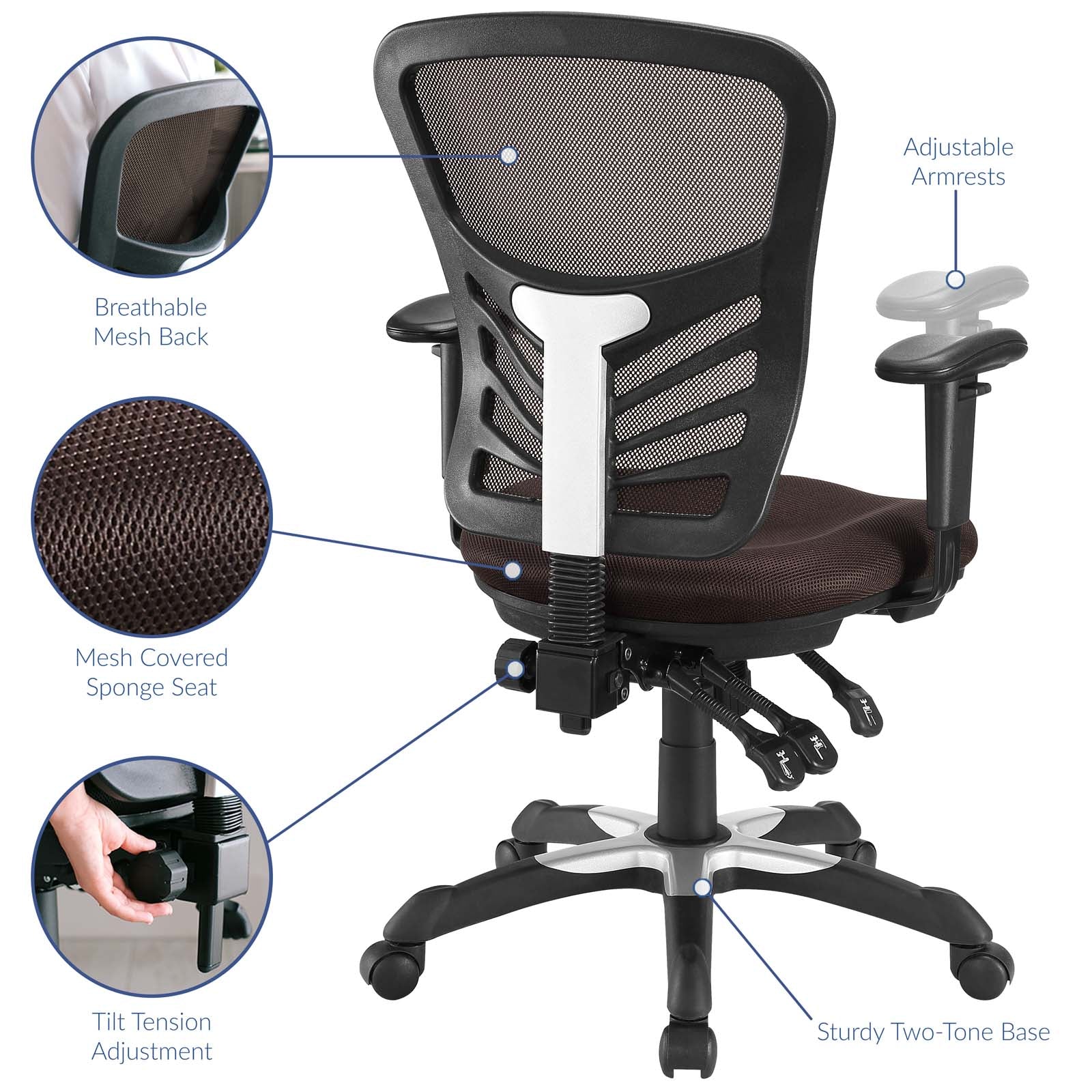 Lorell Adjustable Mesh Office Chair