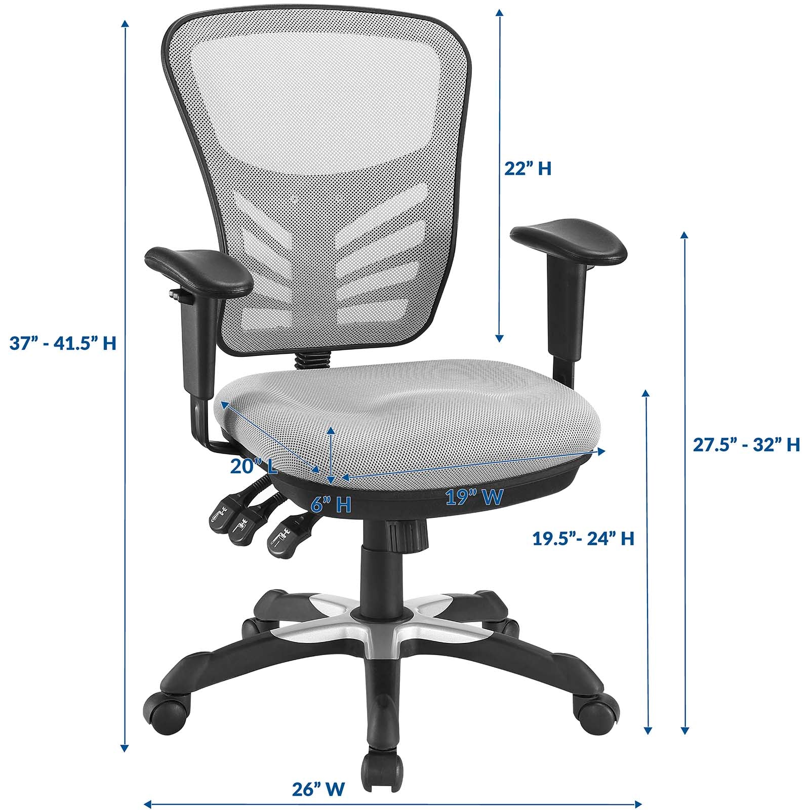 Lorell Adjustable Mesh Office Chair