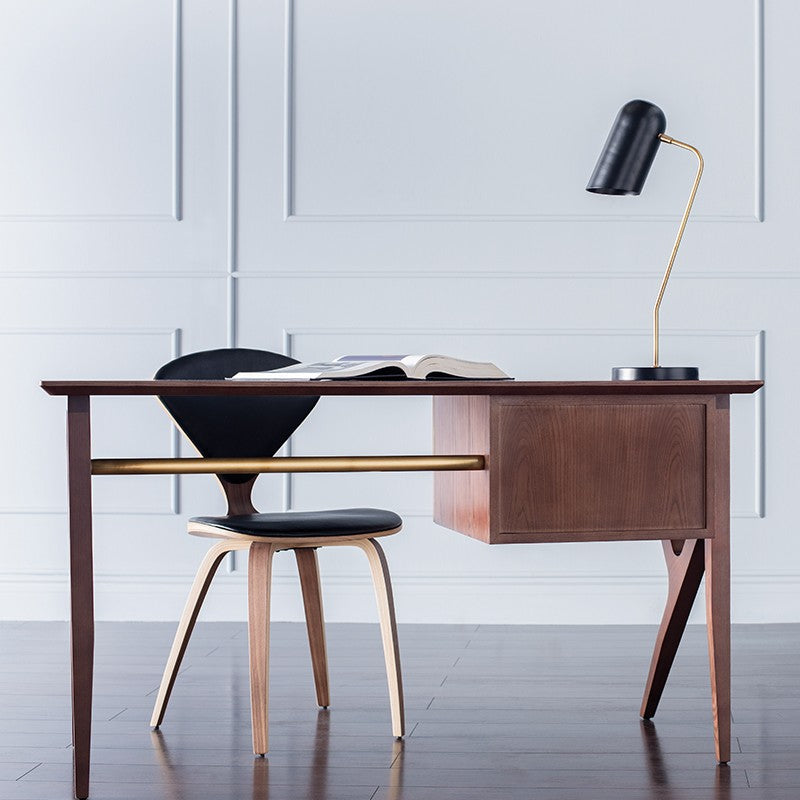 Satine Dining Chair With Leather Seat