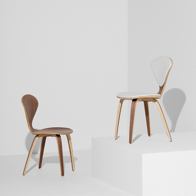 Satine Dining Chair With Leather Seat
