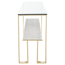 Load image into Gallery viewer, Tierra Console Table White Marble