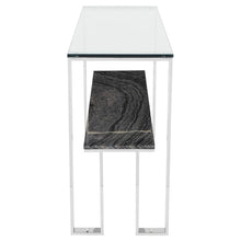 Load image into Gallery viewer, Tierra Console Table Black Marble