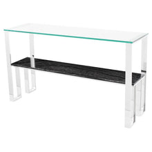Load image into Gallery viewer, Tierra Console Table Black Marble