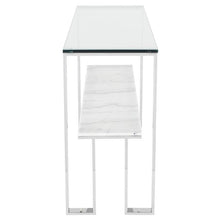 Load image into Gallery viewer, Tierra Console Table White Marble